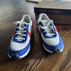Kids Blue and White Sneakers
